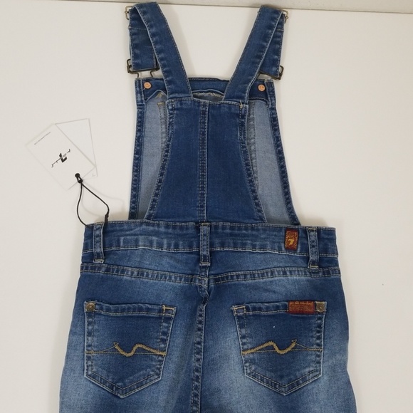 7 for all mankind Overall Patch Destroyed Jeans C2 - Picture 5 of 6
